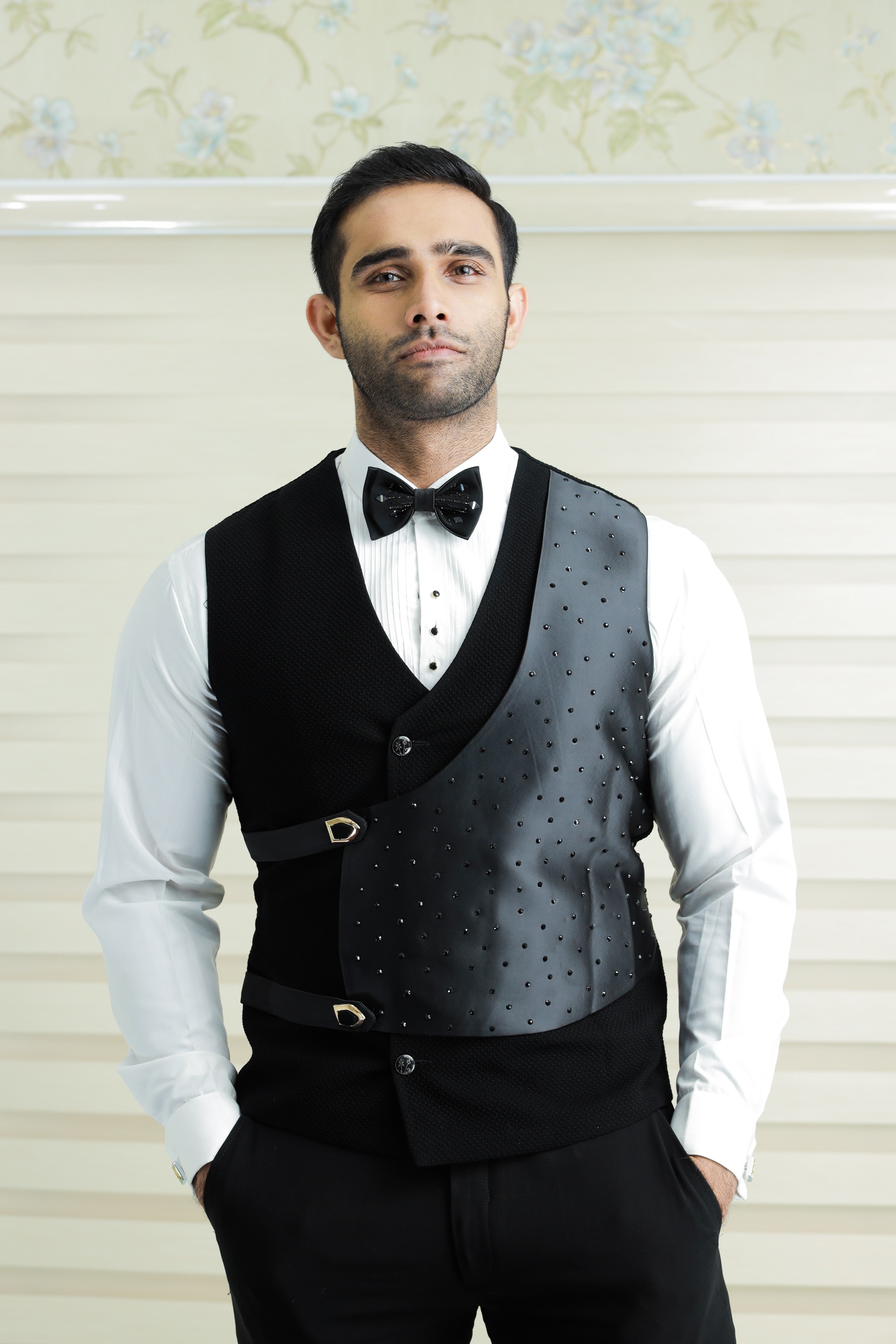 Jade Black 3 Piece Tuxedo Suit